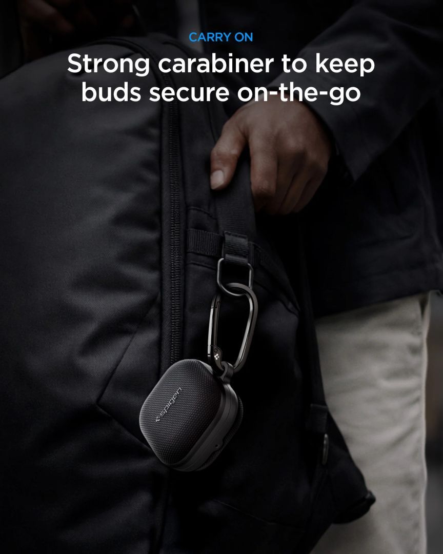 Spigen Classic Fit case for Samsung Galaxy Buds 4 Pro/4 Black