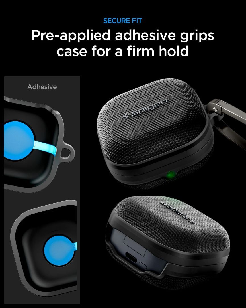 Spigen Classic Fit case for Samsung Galaxy Buds 4 Pro/4 Black