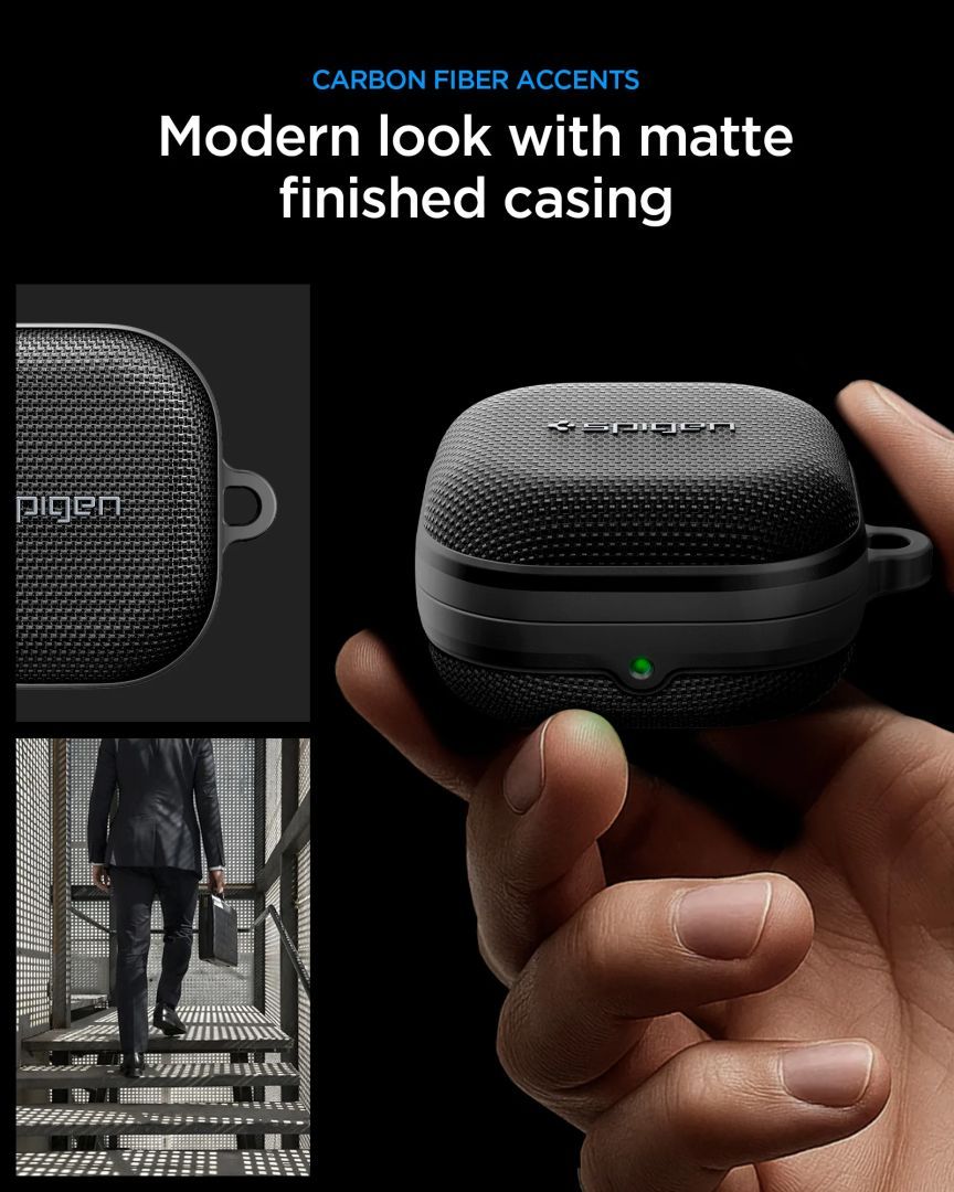 Spigen Classic Fit case for Samsung Galaxy Buds 4 Pro/4 Black