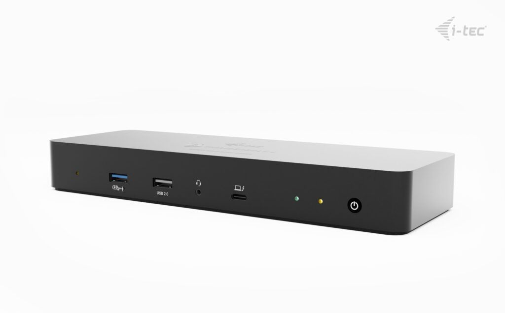 I-TEC Thunderbolt 4 Intelligent Dual Display Docking Station + Power Delivery 90W I-TEC Thunderbolt 4 Intelligent Dual Display Docking Station + Power Delivery 90W