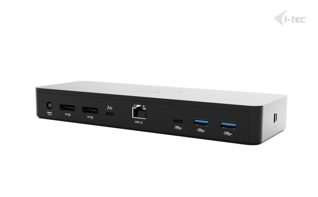 I-TEC Thunderbolt 4 Intelligent Dual Display Docking Station + Power Delivery 90W I-TEC Thunderbolt 4 Intelligent Dual Display Docking Station + Power Delivery 90W