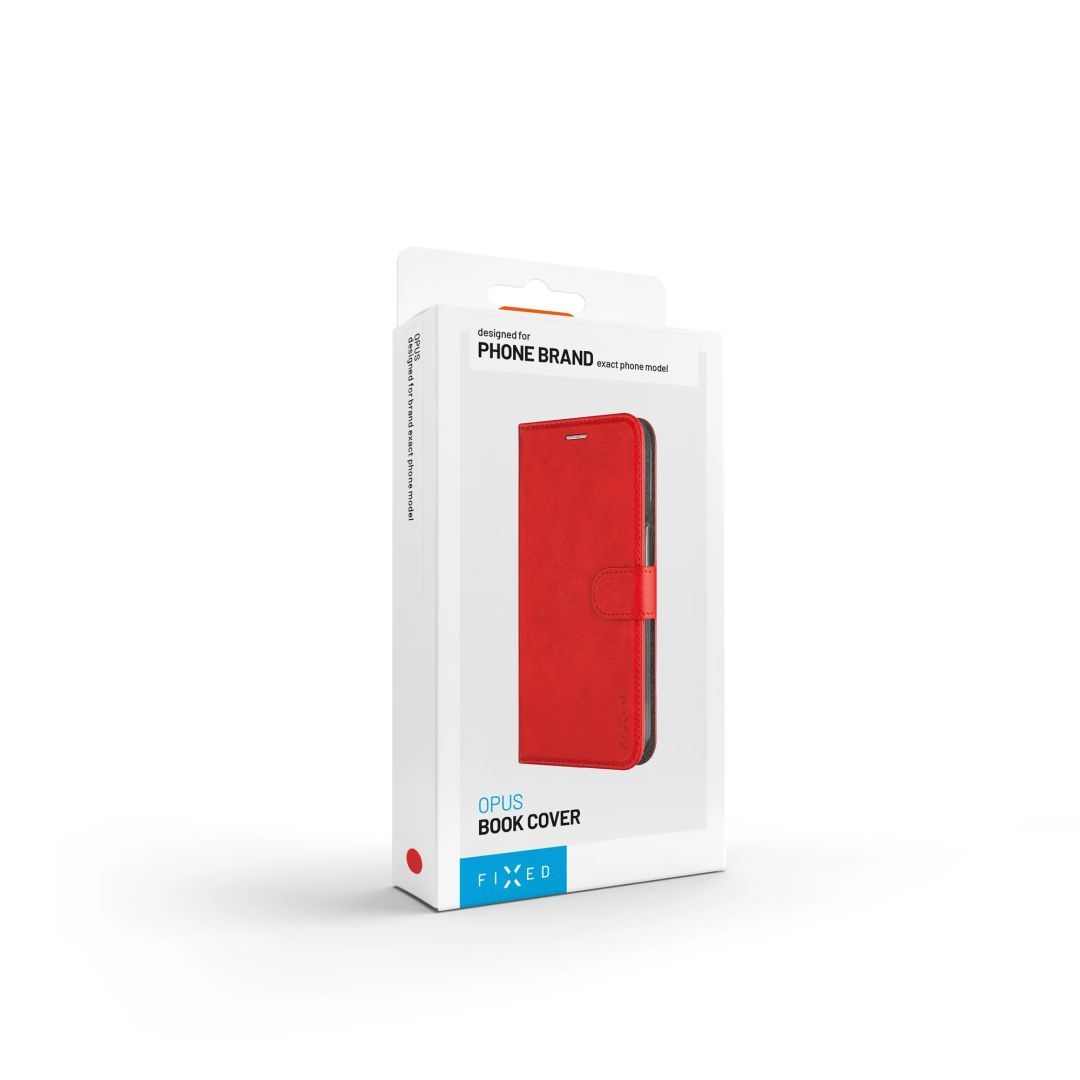 FIXED Opus oldalra nyíló telefontok Samsung Galaxy A37 5G készülékhez, piros
