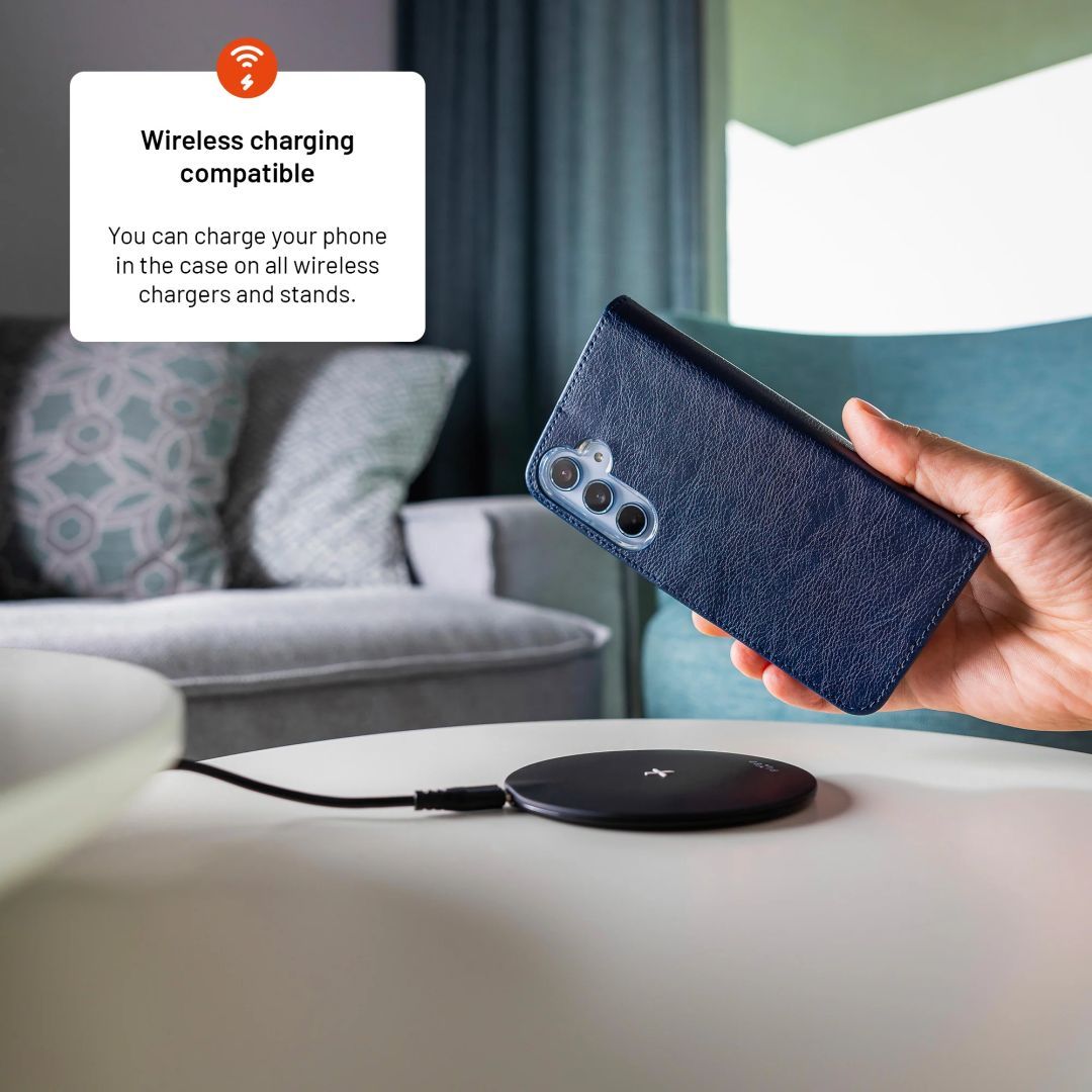 FIXED Opus oldalra nyíló telefontok Samsung Galaxy A37 5G készülékhez, kék