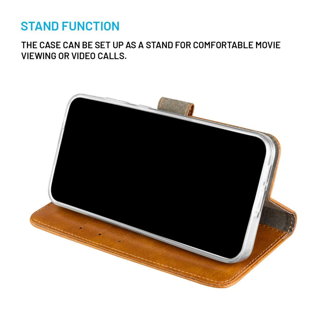 FIXED Opus oldalra nyíló telefontok Samsung Galaxy A57 5G készülékhez, barna