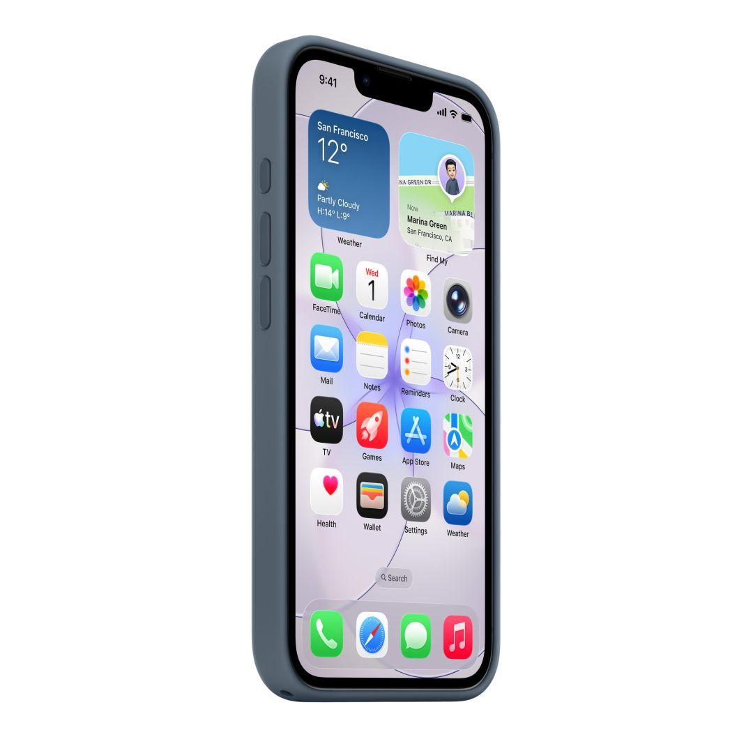 Apple iPhone 17e Silicone Case with MagSafe Anchor Blue Apple iPhone 17e Silicone Case with MagSafe Anchor Blue