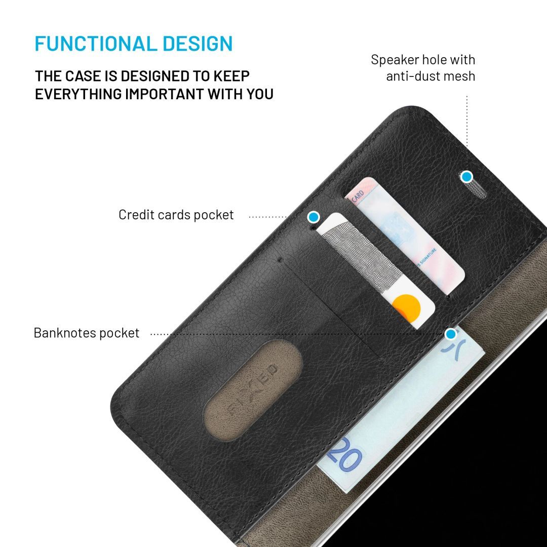 FIXED Opus oldalra nyíló telefontok Motorola Moto G86 5G/Power készülékhez, fekete FIXED Opus oldalra nyíló telefontok Motorola Moto G86 5G/Power készülékhez, fekete