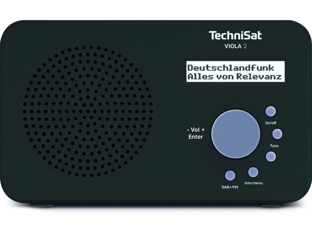 Technisat Viola 2 Portable DAB+/FM Radio Black Technisat Viola 2 Portable DAB+/FM Radio Black