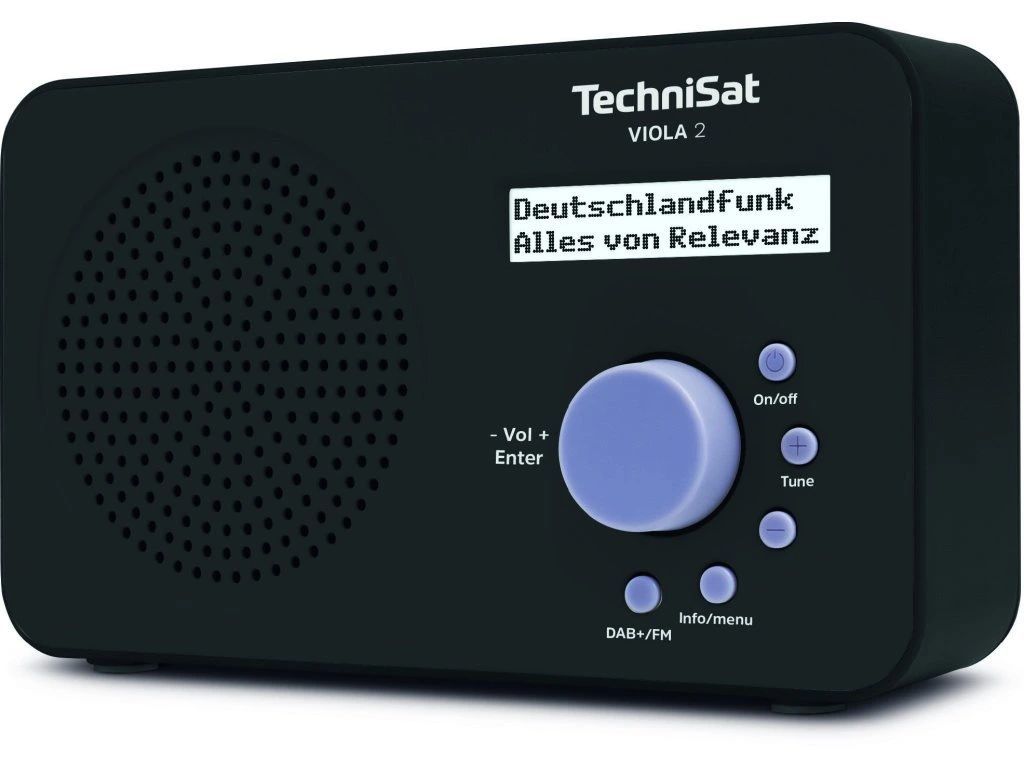 Technisat Viola 2 Portable DAB+/FM Radio Black Technisat Viola 2 Portable DAB+/FM Radio Black