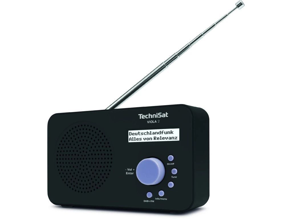 Technisat Viola 2 Portable DAB+/FM Radio Black Technisat Viola 2 Portable DAB+/FM Radio Black