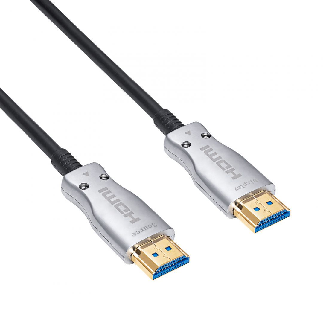 Akyga AK-HD-200L HDMI ver. 2.1 optikai AOC cable 20m Black/Grey Akyga AK-HD-200L HDMI ver. 2.1 optikai AOC cable 20m Black/Grey