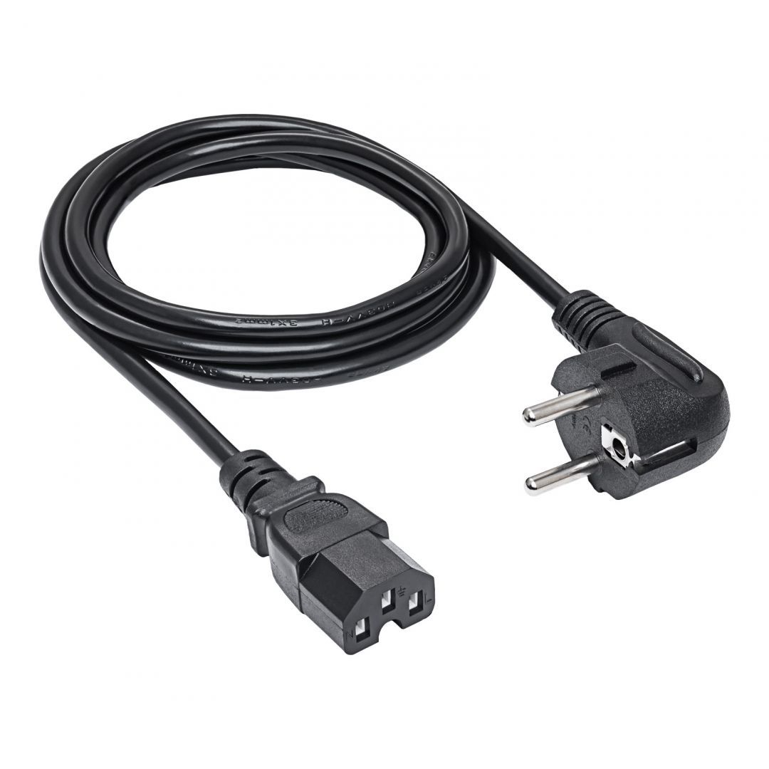 Akyga AK-UP-08 CEE 7/7/C15 cable 1,8m Black Akyga AK-UP-08 CEE 7/7/C15 cable 1,8m Black