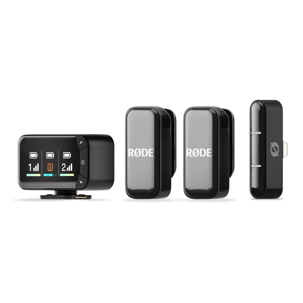 Rode Wireless Micro Camera Kit Ultra-compact Wireless Microphone Black Rode Wireless Micro Camera Kit Ultra-compact Wireless Microphone Black