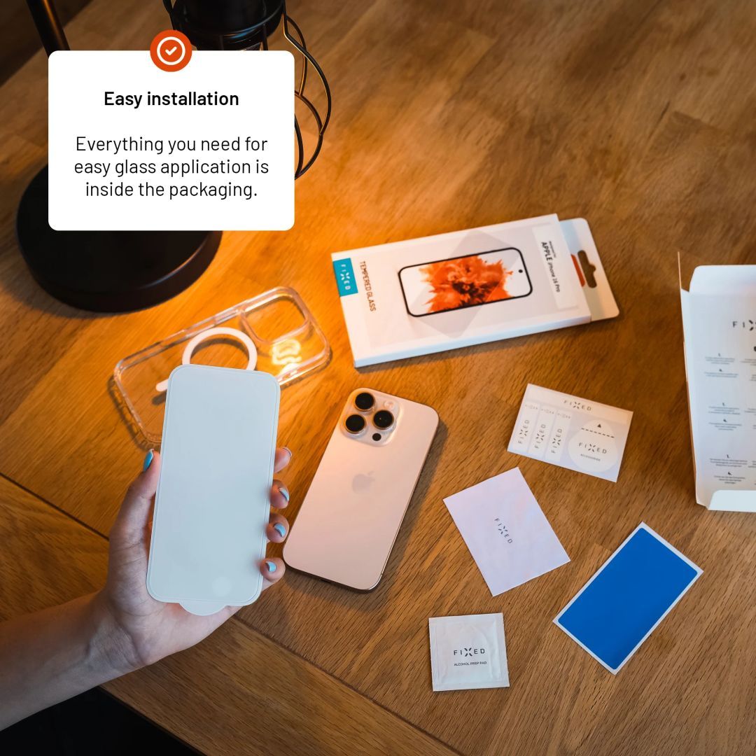 FIXED 2,5D edzett üveg Samsung Galaxy S23 FE készülékhez