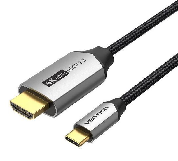 Vention USB-C to HDMI Cable 1m Grey