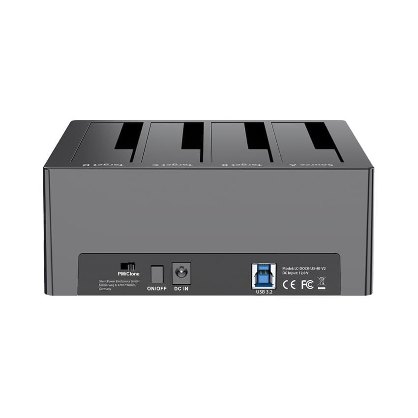 LC Power LC-DOCK-U3-4B-V2 HDD Docking Station LC Power LC-DOCK-U3-4B-V2 HDD Docking Station