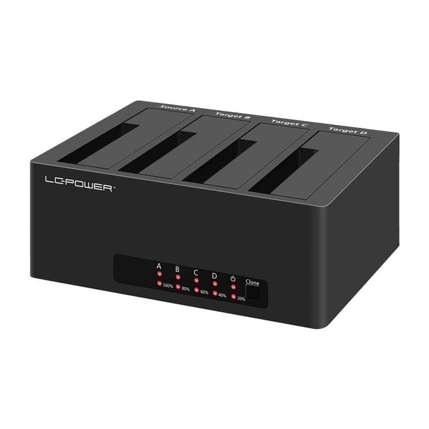 LC Power LC-DOCK-U3-4B-V2 HDD Docking Station LC Power LC-DOCK-U3-4B-V2 HDD Docking Station
