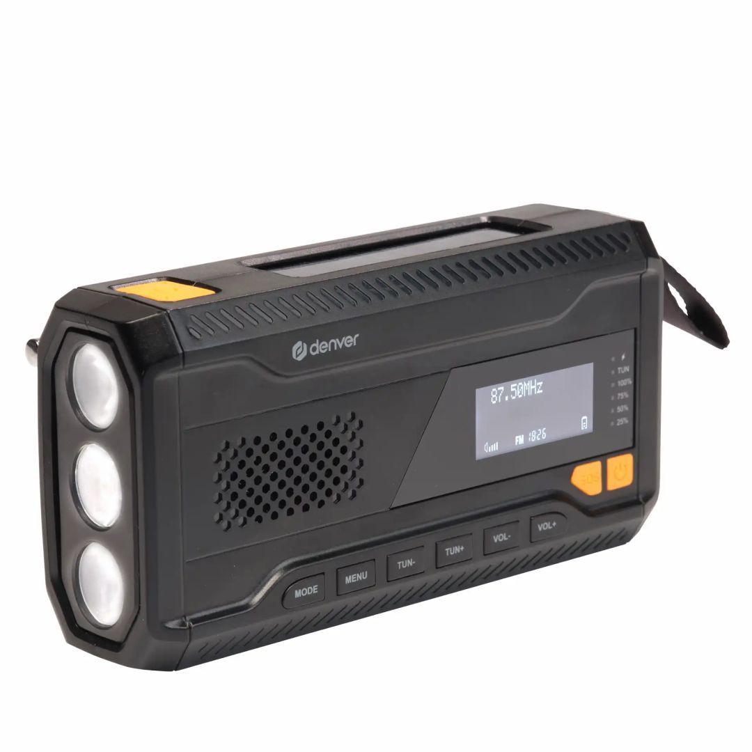 Denver SCD-2033 DAB+/FM Solar Crank Radio Denver SCD-2033 DAB+/FM Solar Crank Radio