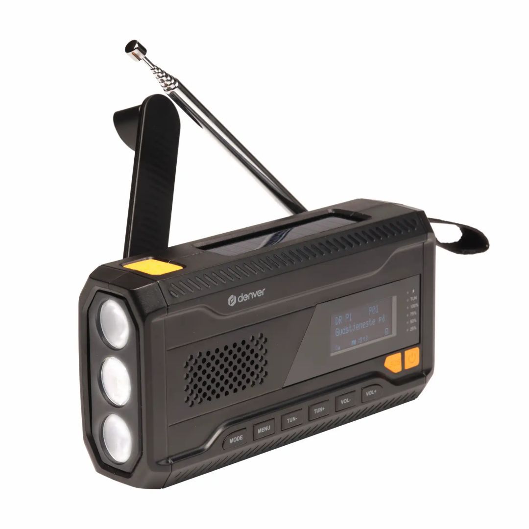 Denver SCD-2033 DAB+/FM Solar Crank Radio Denver SCD-2033 DAB+/FM Solar Crank Radio