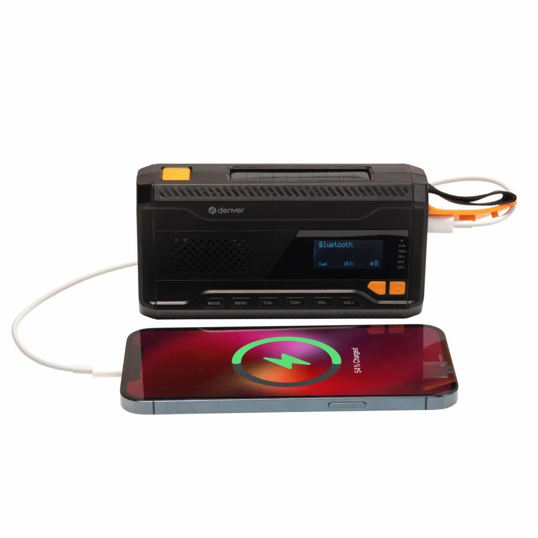 Denver SCD-2033 DAB+/FM Solar Crank Radio Denver SCD-2033 DAB+/FM Solar Crank Radio