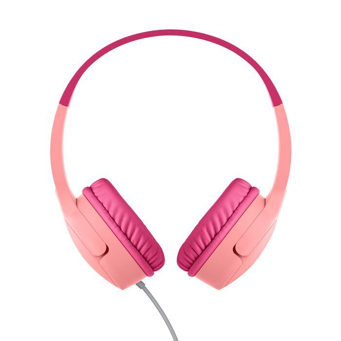 Belkin SoundForm Mini Wired On-Ear Headphones for Kids Pink