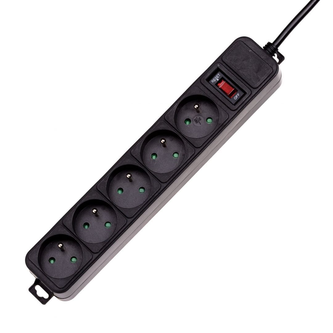Akyga AK-SP-05B Surge Protector Black Akyga AK-SP-05B Surge Protector Black
