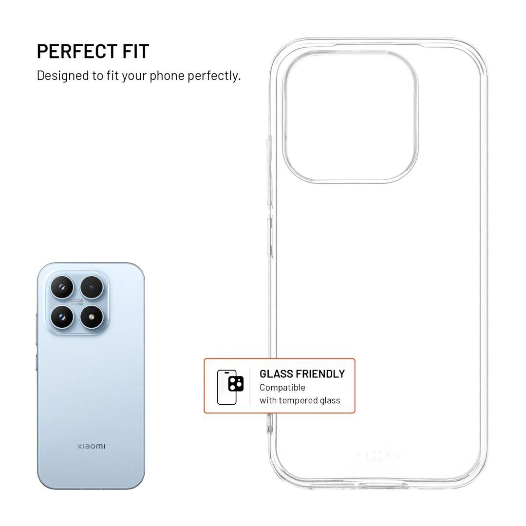 FIXED Story AntiUV TPU hátlap Xiaomi 17 készülékhez, átlátszó