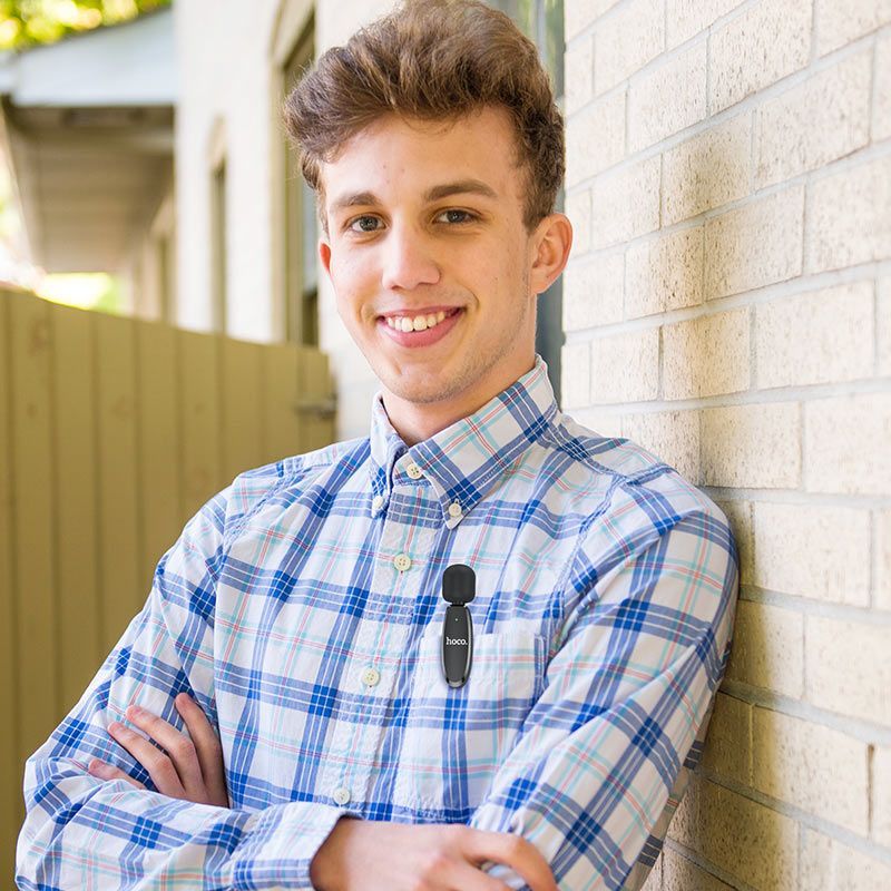 Hoco L15 Crystal Wireless microphone Black Hoco L15 Crystal Wireless microphone Black