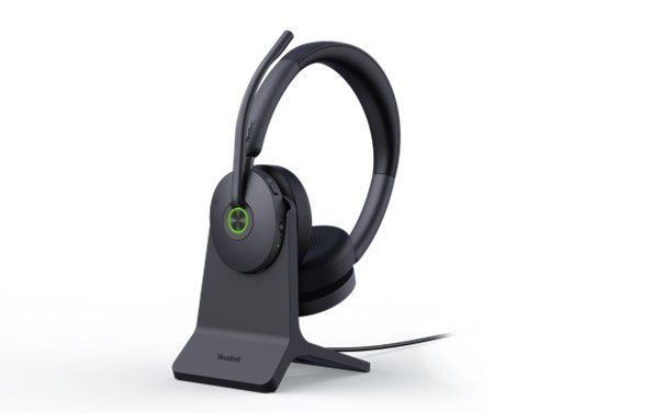 Yealink WH68 Hybrid with Charging Stand Headset Black