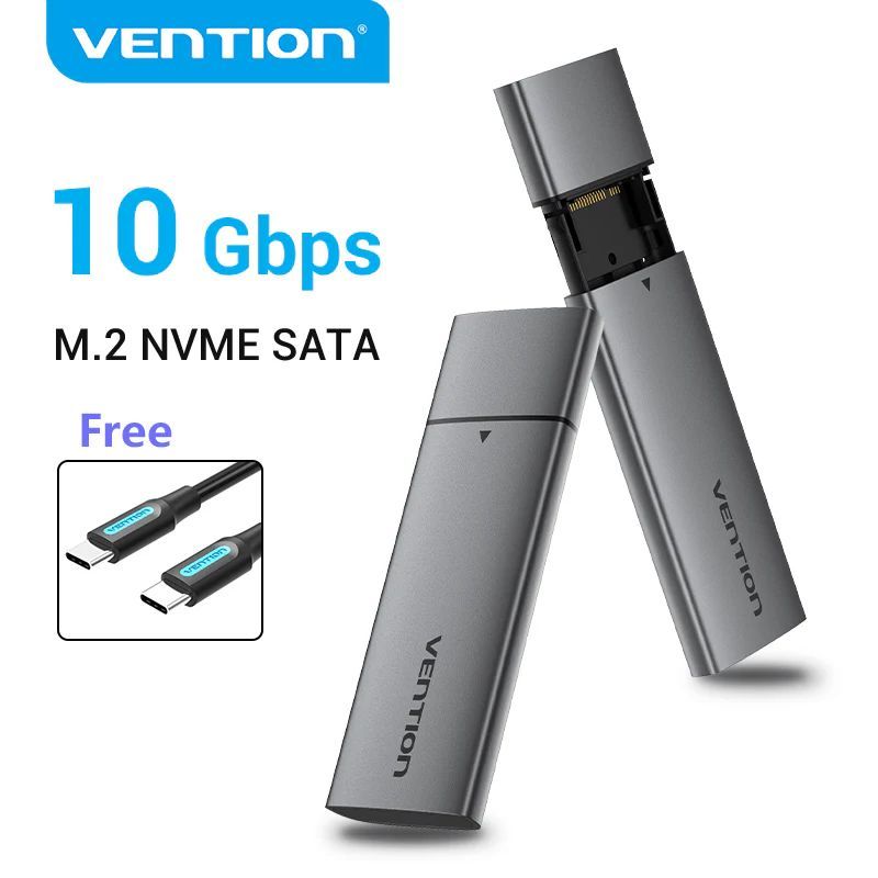 Vention KPGH0 M.2 NVMe SSD USB3.1 Gen2 Aluminium