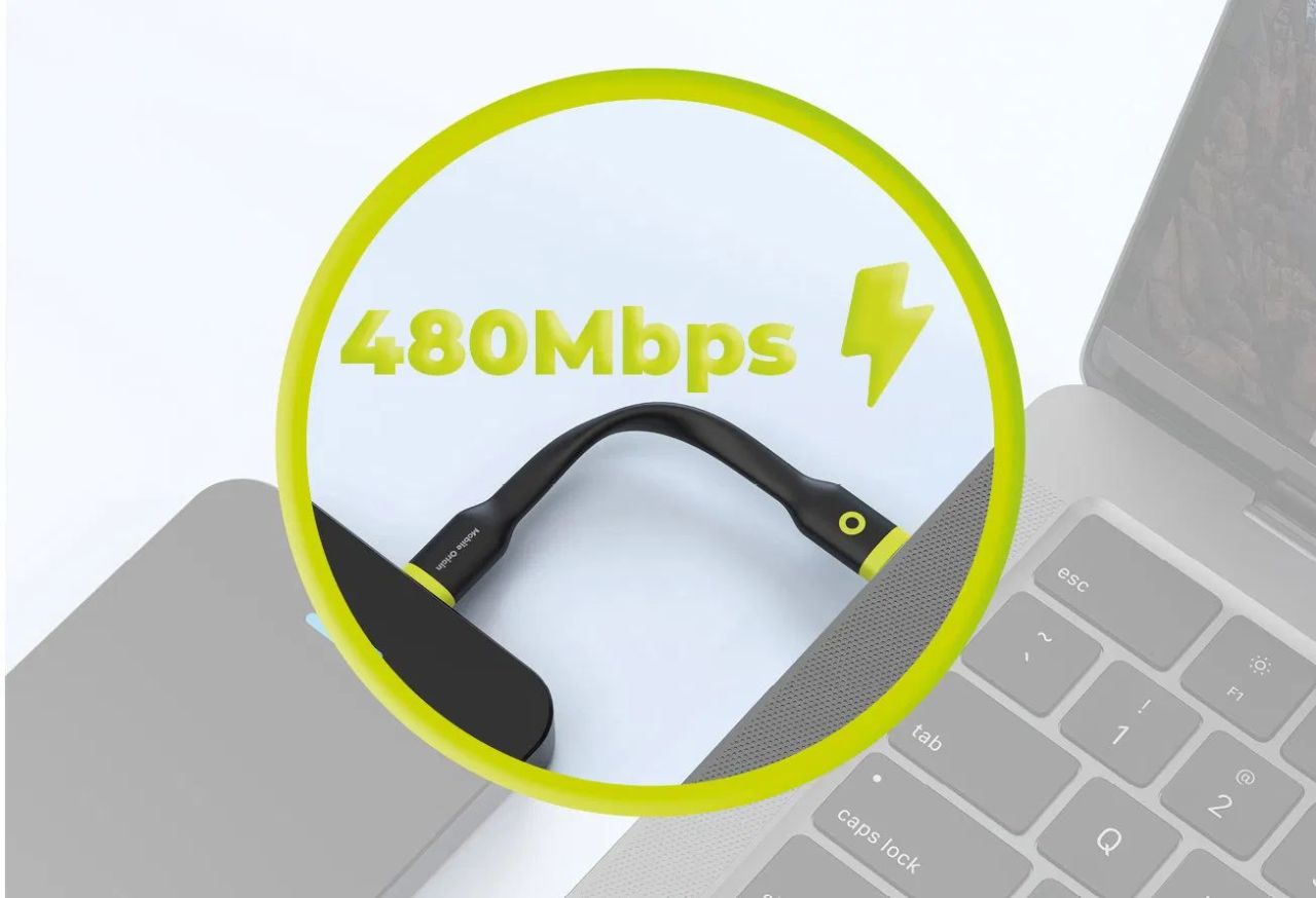 Mobile Origin Compact Cable USB-C to USB-C 10cm Black Mobile Origin Compact Cable USB-C to USB-C 10cm Black