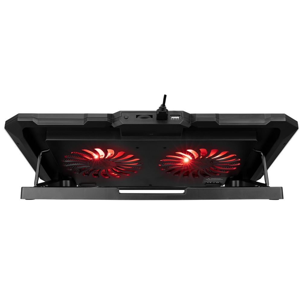 Rampage AD-RC12 Gamezone RGB Notebook hűtő Black Rampage AD-RC12 Gamezone RGB Notebook hűtő Black