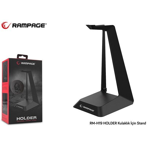 Rampage RM-H19 headset holder Black Rampage RM-H19 headset holder Black