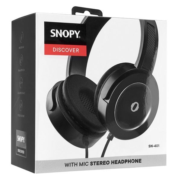 Snopy SN-401 Discover Headset Black/Grey Snopy SN-401 Discover Headset Black/Grey