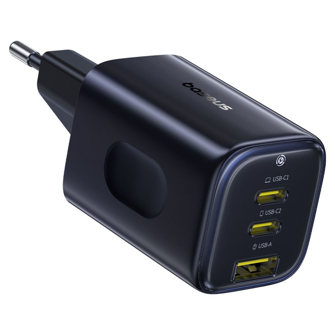 Baseus PicoGo AE11 Fast Charger 2C+U 67W EU Cosmic Black Baseus PicoGo AE11 Fast Charger 2C+U 67W EU Cosmic Black