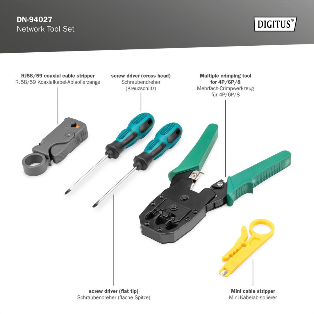 Digitus DN-94027 Network Tool Set