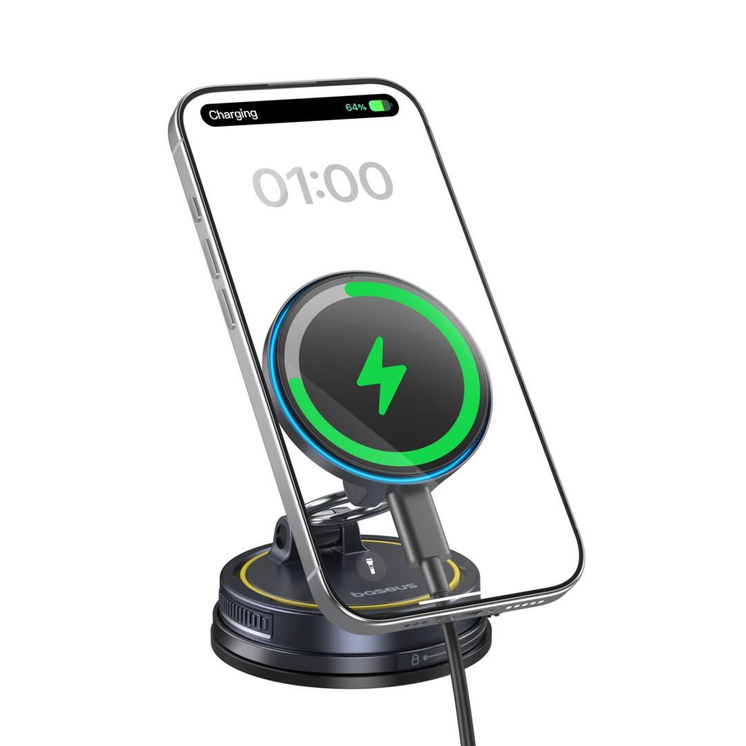 Baseus Baseus PrimeTrip VC2 Flex Pro Car Charger Mount Black Baseus Baseus PrimeTrip VC2 Flex Pro Car Charger Mount Black