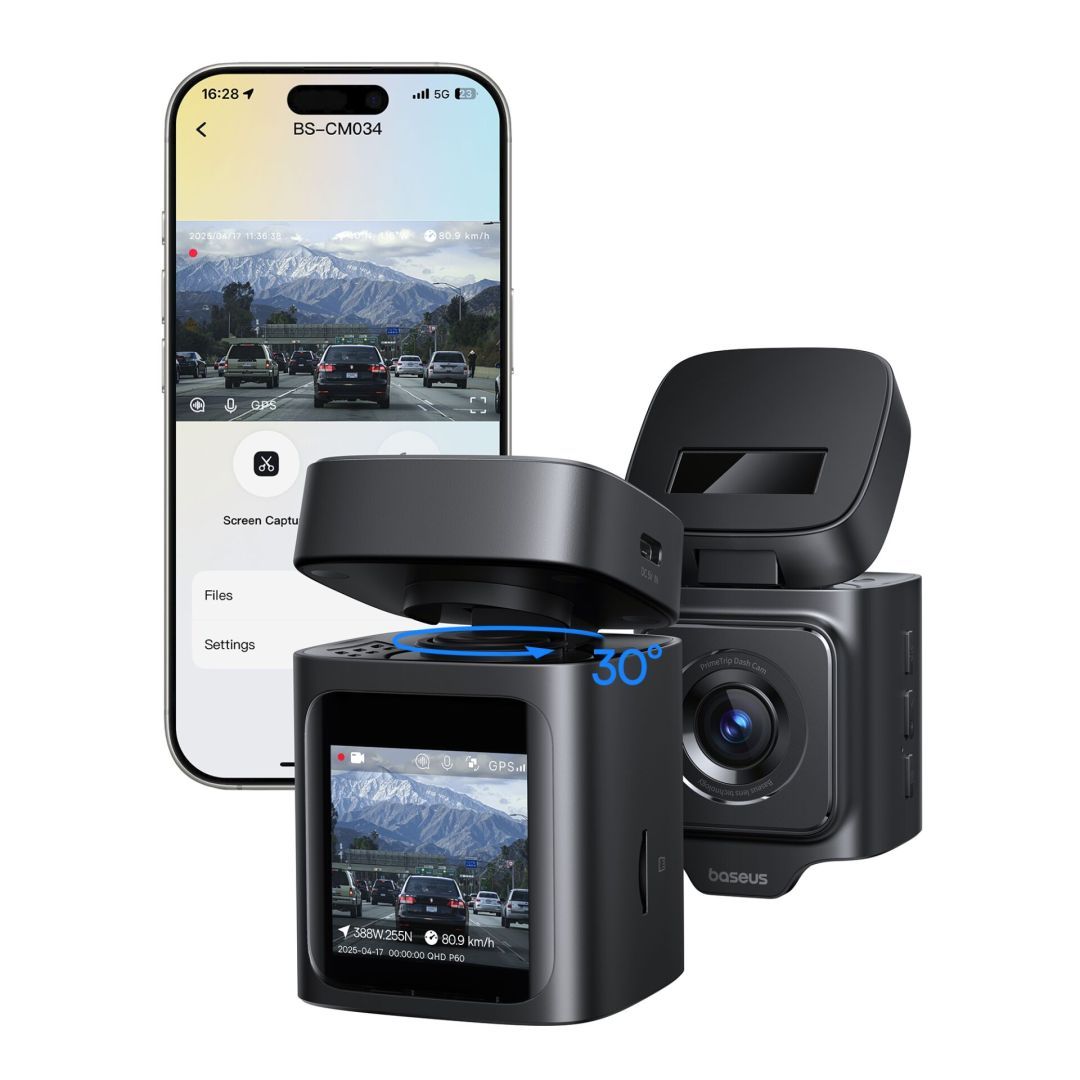 Baseus PrimeTrip VD1 Pro Dash Cam 4K Super Capacity Black Baseus PrimeTrip VD1 Pro Dash Cam 4K Super Capacity Black