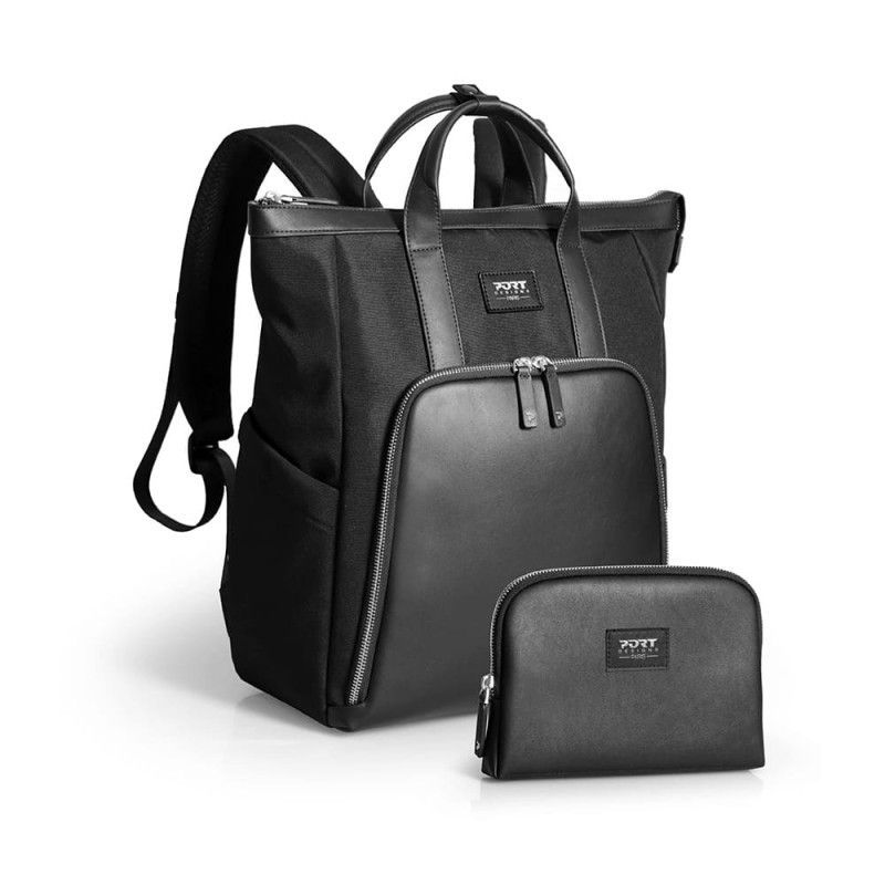 Port Designs Muse Signature 16" Backpack Black Port Designs Muse Signature 16" Backpack Black