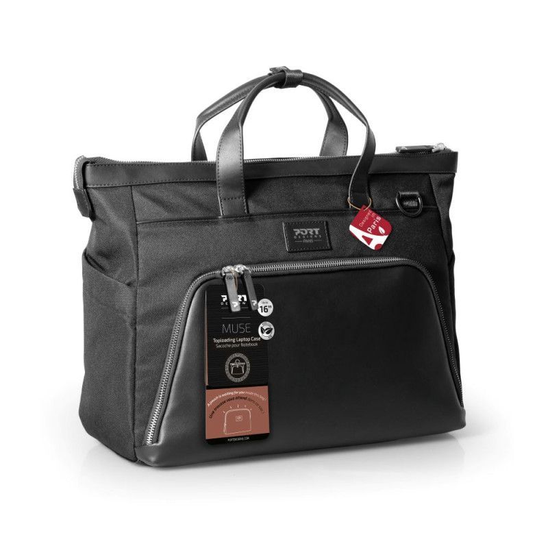Port Designs Muse Signature 16" Handbag Black Port Designs Muse Signature 16" Handbag Black