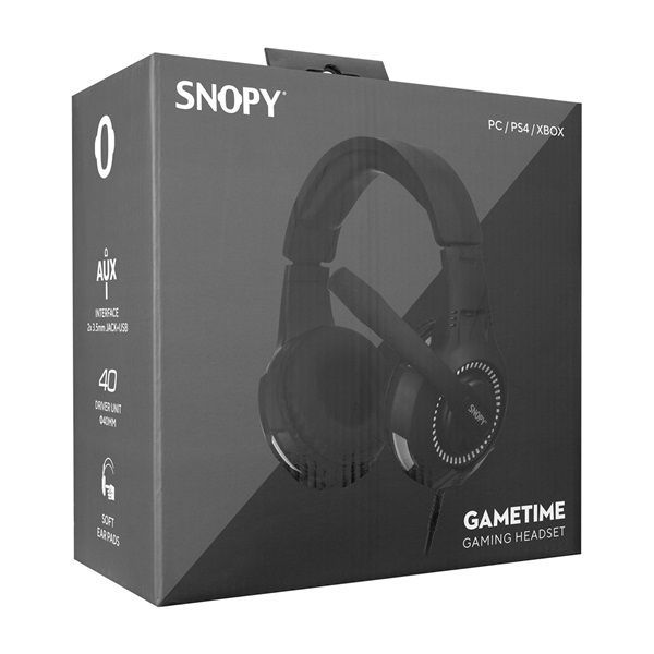 Snopy SN-8800 Gametime Headset Black Snopy SN-8800 Gametime Headset Black