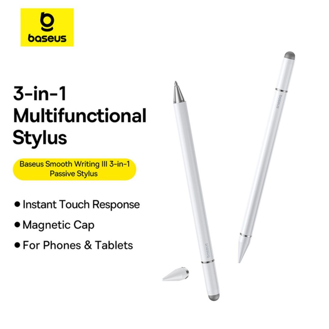 Baseus Smooth Writing III Passiv Stylus White Baseus Smooth Writing III Passiv Stylus White