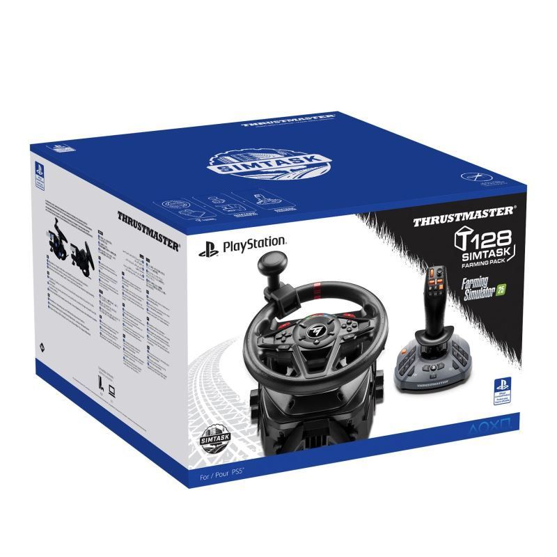 Thrustmaster T128 Simtask Farming Pack USB Kormány Black Thrustmaster T128 Simtask Farming Pack USB Kormány Black