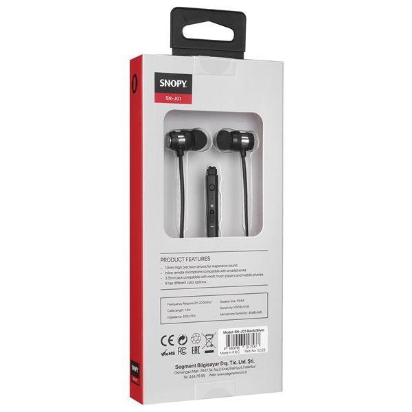 Snopy SN-J01 Headset Black/Blue Snopy SN-J01 Headset Black/Blue