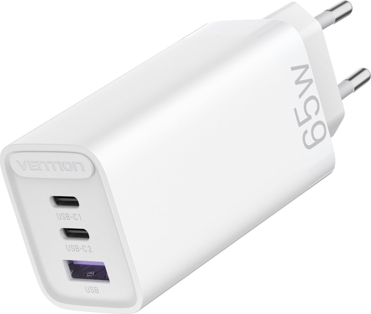 Vention 3-Port USB Charger White