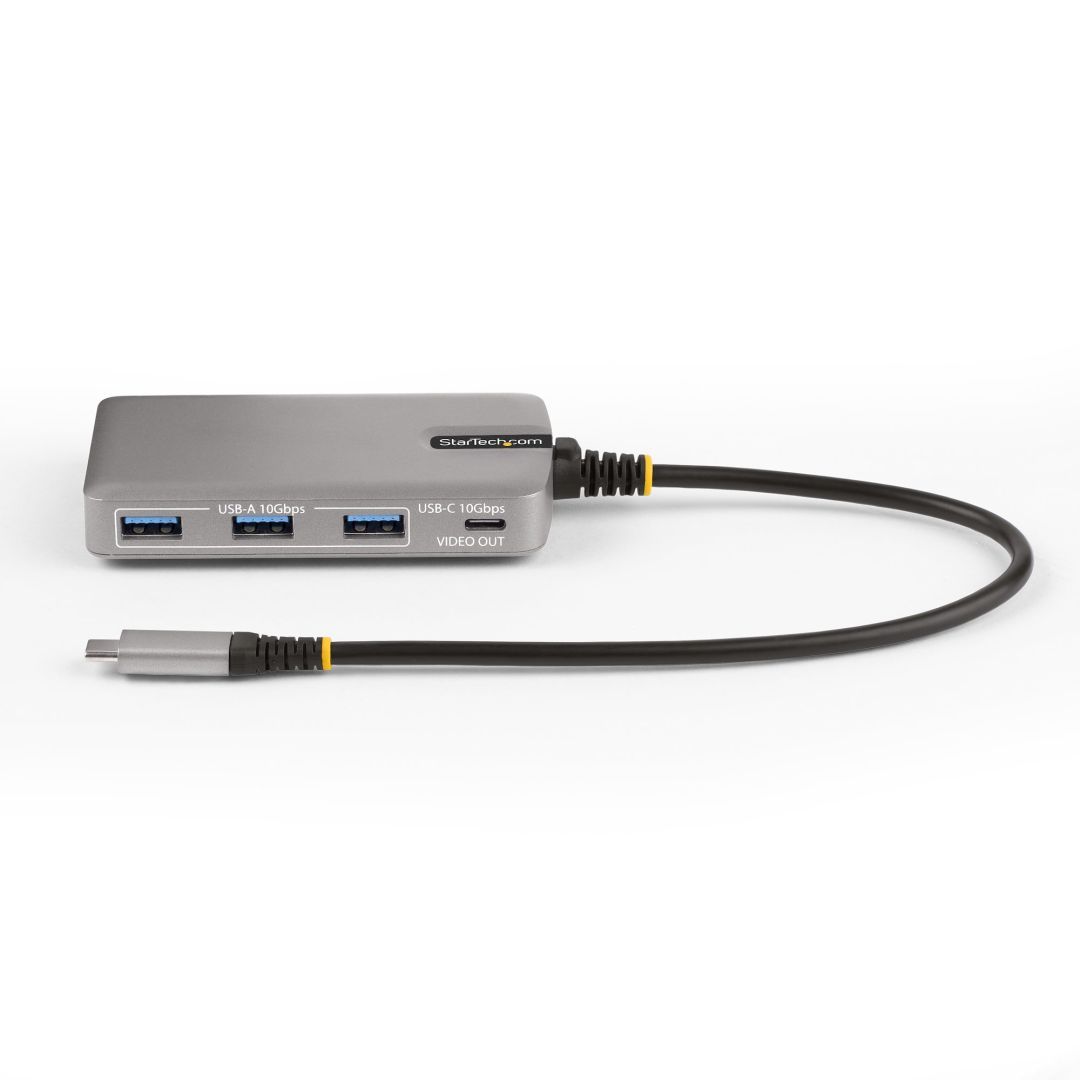 Startech 4-portos USB3.2 HUB Black/Space Gray