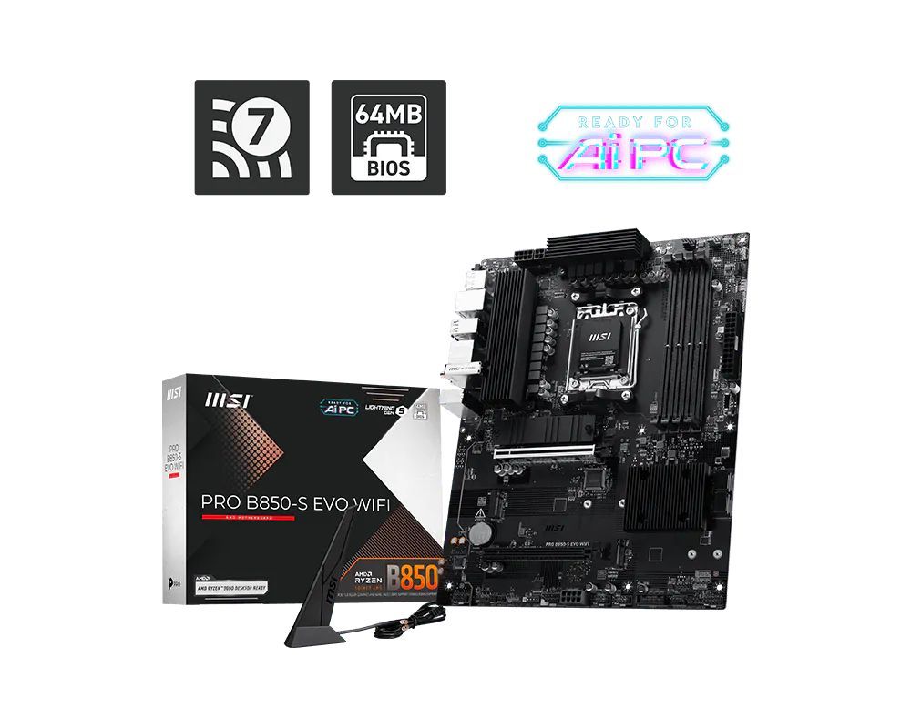 Msi PRO B850-S EVO WIFI Msi PRO B850-S EVO WIFI