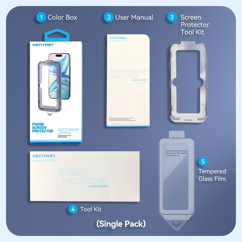 Vention Apple iPhone 16 Plus Tempered Glass