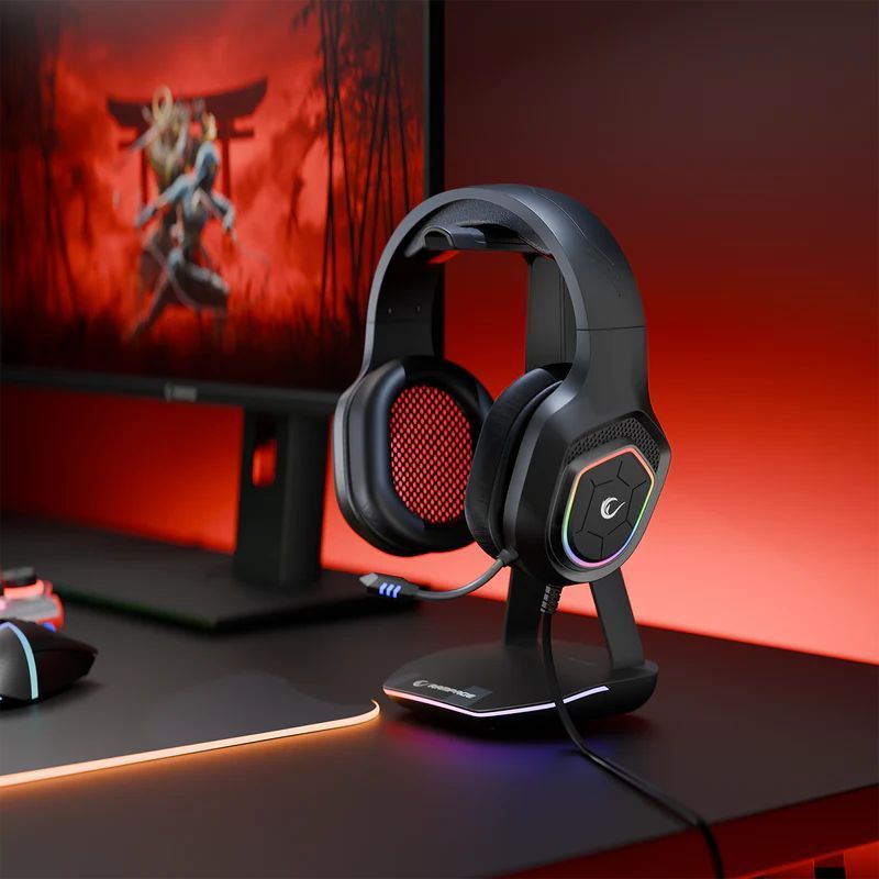 Rampage RM-K90 Vector RGB Gaming headset Black Rampage RM-K90 Vector RGB Gaming headset Black