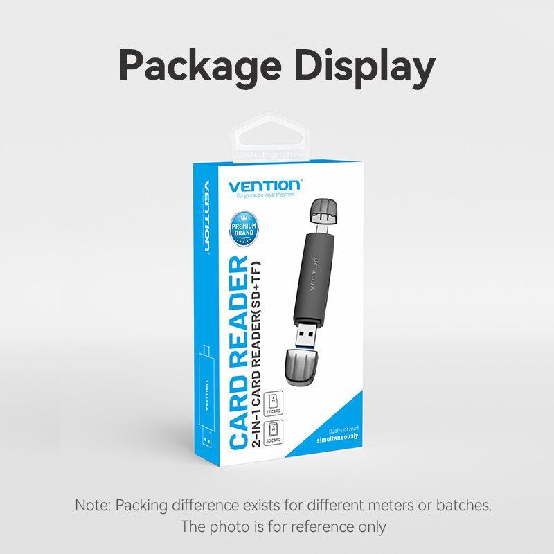 Vention CLKB0 USB3.0 Card Reader Black Vention CLKB0 USB3.0 Card Reader Black