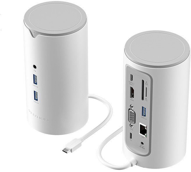 Vention 12-in-1 USB-C Docking Station White